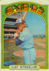 1972 Topps Baseball Cards      211     Gary Sutherland